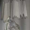 16 Packs 12 Inches Acrylic Rods 3/4 Inch Diameter Clear Plastic Dowel Sticks for DIY Crafts Party Decorations