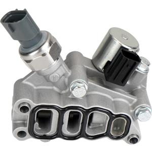VVT Solenoid With Sensor and Gasket Compatible with Honda Pilot Accord Odyssey Replaces 15810-RKB-J01 Engine Variable Valve Timing Control