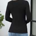 CiCiBird Womens Mesh Long Sleeve See Through Floral Lace Top Slim Fit Going Out Shirt with Thumb Holes 2025 Fall Fashion (White, L)