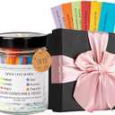 Bible Verse Jar  Christian Gifts for Women and Girls, Christmas Gift for Mom, Baptism Gift for Sister, and a Religious Soul Present for Inspirational, Encouraging, Motivational, Healing, and Faith (pink)