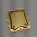 khtumeware 1 Pack Vintage Gold Jewelry Dish Brushed Gold Jewelry Trays ideal for holding jewelry rings and small trinkets.