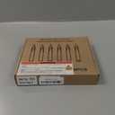 Homemory 7 Inches Flameless Taper Candles with Remote Timer, Short Led Candlesticks with 3D Flickering Light, Battery Operated Candles with Lifelike Flame for Wedding Home Xmas Decor, Ivory, 6 Pcs