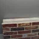 20-Pack 104 Sq.Ft 3D Wall Panels Peel and Stick 3D Faux Brick Wallpaper Peel and Stick Red Brown Faux Stone Wall Panel Foam Brick Self-Adhesive 3D Wallpaper
