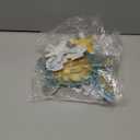 Mudder 10 Pieces Sea Turtle Wall Decor 3D Ocean Turtle Starfish Ornaments Shell Wall Ornaments Beach Theme Wall Art Decorations for Indoor Outdoor Garden Wall (Aqua)