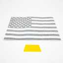 USA American Flag Window Sticker Decal for Silverado GMC Sierra 2019-2022