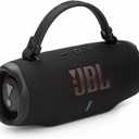 JBL Portable Waterproof & Drop-Proof Bluetooth Speaker, Bold Pro Sound with AI Sound Boost, 28Hrs of Playtime, Built-in powerbank & Comes with a Sturdy/Removable Carrying Strap (Black) 11 inch