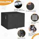 36 Inch Wire Dog Crate Cover,Durable Windproof Privacy Polyester Pet Kennel Covers,Breathable Blackout Cover for 1/2/3 Door Dog Cage. (36" L x 23" W x 25" H,Black)