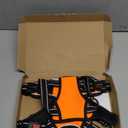 PHOEPET Reflective Dog Harness Large Breed Adjustable No Pull Vest with with Handle 2 Metal Rings 3 Buckles [Easy to Put on & Take Off](L, Orange)