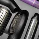 7-in-1 Hair Dryer Brush and Hair Styler Set  Fast Drying, Curling, Straightening & Volumizing  Hot Air Styling Tool with No Heat Damage  for All Hair Types  Lavender