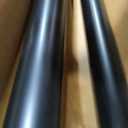 Ivilon Drapery Window Curtain Rod - End Cap Style Design 1 Inch Pole. 72 to 144 Inch Color Black