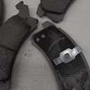 ACDelco Silver 14D506CF1 Ceramic Front Disc Brake Pad Set with Bushings