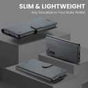 Wallet Case for Samsung Galaxy S24 Plus/S24+,RFID Blocking Credit Card Holder,PU Leather Folio Flip Kickstand Protective Shockproof Cover for Galaxy S24 Plus (Black, for S24 Plus/S24+ - 6.7")