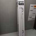 140 Inch Outdoor Retractable Gate for Dogs Extra Wide Baby Gate Retractable Dog Gates for Doorway Extra Wide Dog Gate for Large Openings Extra Wide Pet Gate for Stair Retractable Baby Gates for Stairs (Gray)