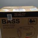 ZEALOT 250W Bluetooth Speaker, ZE21 Portable Speaker/Powerful Sound and Deep Bass, Multi-Device Pairing, IPX6 Waterproof, 5.3 BT, 48000mAh Long Playtime for Party, Outdoor, Home, Travel (Black)