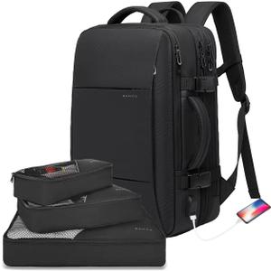 BANGE 35L Lightweight Backpack, 17.3 inch Travel Laptop Backpacks, Unisex Multifunctional Storage Pockets Business Commuter Rucksack, Waterproof and Wear-resistant Outdoor Sports Leisure daypack