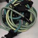 Retrospec Train Resistance Bands Set for Working Out - 5 Stackable Bands, Handles & Door Anchor - Portable Fitness Equipment for Physical Therapy & Yoga Includes Carry Bag (Undertow)