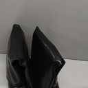 Modatope Knee High Boots Women Fold Over Knee High Boots Chunky High Heels Long Boots Zipper Pointed Toe Dress Tall Boots for Women (9.5, Black Pu)