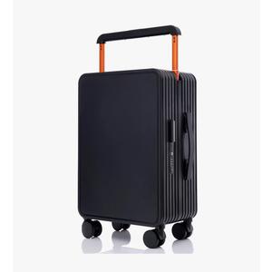 Hard Shell Carry On Luggage 22x14x9 Airline Approved, Wide Handle Hard Case Luggage, Ziperless Away Carry on Luggage, 20 inch, Black