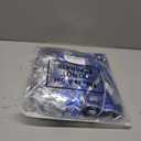 60ft Foil Fringe Garland Car Dealership Blue Silver Shiny Metallic Tassel Banner Auto Dealer Supplies Car Lot Dealership Hanging Drapes Skirting Tinsel Streamers for Parade Floats Party Decor