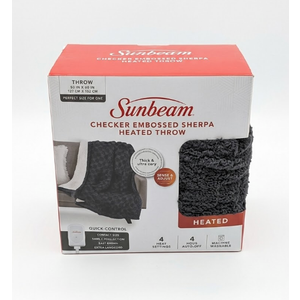 Sunbeam Heated Throw 50" x 60"
