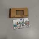 Beary Blu Cities Around The World Artwork Fridge Magnet Series - Designed in The USA - Collectible Souvenir & Gift (Houston)