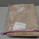 Yimobra Memory Foam Bath Mat, Super Soft Absorbent Bathroom Rug Non Slip, Quick Dry, Machine Washable Floor Carpet for Tub Shower, Home Decor Accessories, 24x17, Beige