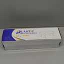 Plastic Table Cover Roll Black Disposable Table Cloth 54 in x 100 Ft, Plastic Table Cloths with Slide Cutter Table Cover for Parties