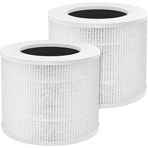 Leemone Core Mini Replacement Filter for LEVOIT Core Mini Air Purifiers,Core Mini-P, 3-in-1 HEPA, High-Efficiency Activated Carbon, Replace Part Core Mini-RF,2 Pack