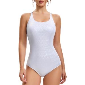 Women Sexy Sequin One Piece Swimsuit, Bikini Bathing (S)