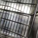 P&P CHEF 16" Roaster Roasting Pan with Baking Rack and V-shaped Rack, Stainless Steel Rectangular Lasagna Pan with Handles for Turkey Chicken, Healthy & Dishwasher Safe, 3 Pieces, Silver