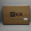 VCK 16x24 frame 5 Pack, Display Poster 12x18 with Mat or 16x24 without Mat, Textured Exclusive Solid Wood Picture Frame, Black
