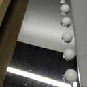 M MIVONDA Hollywood Vanity Mirror with 18 Bulbs Lights, Large Lighted Makeup Mirror for Desk and Wall, Dimmable 3 Lighting Modes, Plug-in & USB Charger Port, White