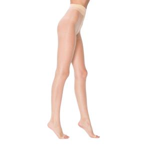 PENTI 10 Den Toeless Pantyhose for Women | Open Toe Matte Sheer Tights with Non-Slip Sole, Transparent Brief (US, Alpha, Small, Regular, Light Nude)