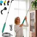 Electric High Reach Plant Waterer - Type C Wireless Hanging Plant Waterer, Battery Powered Sprayer Wand with Stainless Steel Telescopic (25.6"-34"), Indoor Watering Devices