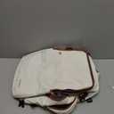 Taygeer Backpack for Women, College Backpack with Laptop Compartment & Shoe Pouch, 35l Travel Laptop Mochila Carry On Luggage, Airline Approved Personal Item Bag For Weekender Gym Hiking, Khaki White (Large)