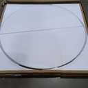 48" Inch Round Glass Table Top 1/3" Thick Tempered Beveled Edge for Dining Table, Coffee Table, Restaurant Table, Office Table, Side Table, Living Room Table(48 in)