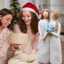 Best Friend Birthday Gifts for Women Friendship, Sister Birthday Gifts, Bestie Friendship, Hand-Painted Resin Figurine (Blue)