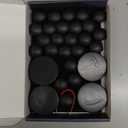 4 Pack Car Wheel Center Hub Cap Kit with 22 Lug Nut Covers, 2.2 in (56mm) Wheel Rim Covers Center Hubcaps with Emblem for Model 3 / Y, Matt Black Gray & Silver Exterior Decoration for Tesla