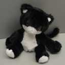 SuzziPals Heatable & Coolable Black and White Cat Stuffed Animal, Cat Heating Pad Microwavable for Soothing & Relaxation, Lavender Scented Tuxedo Cat Plush Toy for Stress Relief, Cat Toys for Kids