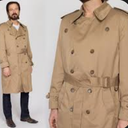 London Fog British Khaki Trenchcoat M
