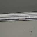 LazBlinds No Drill Zebra Blinds for Windows 36.5" W x 72" H, White