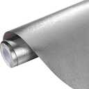 ANT Textured Metallic Adhesive Vinyl Roll for Stickers Crafts Mugs Wall Decals Windows Mirrors and Mailbox Compatible with Cinyl Cutter and Plotters (Silver, 12inch x 30ft)