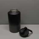 Kerilyn Insulated Gallon Jug with Handle, One Gallon, 128oz Stainless Steel, Large Double Vacuum Water Bottle for Hot & Cold Drinks, Wide Mouth, Sweat Proof, Great for Travel, Camping, Grey Gradient