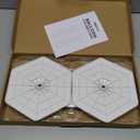 TEKXYZ Telescoping Balloon Stand Set of 2, 1.5ft to 7ft Free Adjustable Metal Balloon Column Stand for Party Decorations