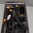 7 in 1 Blow Dryer Brush, Hair Dryer Brush Set 110,000 RPM with Negative Ion Hair Styler Multi Styling Dry, Curling, Volumizing, Straightening and Styling (Black)