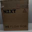 NZXT H5 Flow RGB 2024 - Compact ATX Mid-Tower PC Gaming Case - High Airflow - F360 RGB Core (CV) Included - 360mm Front & 240mm Top Radiator Support - Cable Management - Tempered Glass - Black