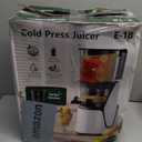 EanOruus Juicer Machines, 3-in-1 Cold Press Juicer with 6.5" Extra Large Chute, 100oz Large Capacity, AC Motor, Makes Juice, Nut Milk & Sorbet, Bright White