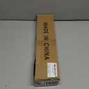 Black Curtain Rods for Windows 28 to 60 inch, Adjustable Curtain Rod Set with Brackets Easy Install, Decorative Slender 5/8 Diameter Drapery Rod, Heavy Duty Drape Pole for Living Room, Bedroom