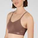 Ryka Sports Bra, Cami Yoga, Athletic Sostn Deportivo, Ashley Seamless v-Neck, 3 Pack (S)