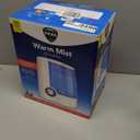 Vicks Warm Mist Humidifier FilterFree 1Gal Tank, Auto ShutOff, Night Light, VapoPad and VapoSteam Compatible (White)